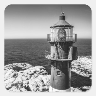 De kamer van de Lantaarn van een vuurtoren   Bøml Vierkante Sticker