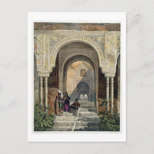 De kamer van de twee zussen in het Alhambra, Grana Briefkaart (Voorkant)