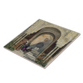 De kamer van de twee zussen in het Alhambra, Grana Tegeltje (Zijkant)