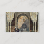 De kamer van de twee zussen in het Alhambra, Grana Visitekaartje (Achterkant)