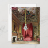 De Kamer van het Bed van de Staat van Queen Mary, Briefkaart (Voorkant / Achterkant)