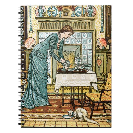 De kamer van mijn dame, frontispice voor 'Het huis Notitieboek (Voorkant)