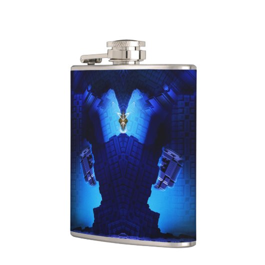 De kamer van stalen kolf van de Taliban Heupfles (Links)