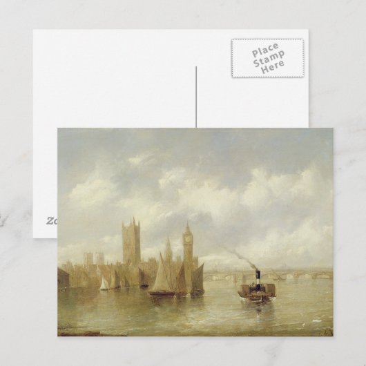 De Kamers van het Parlement Briefkaart (Voorkant / Achterkant)