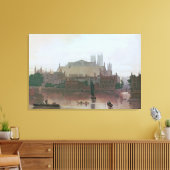 De Kamers van het Parlement Canvas Afdruk (Insitu (Woonkamer))