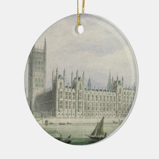 De Kamers van het Parlement (grafiet, pen & inkt & Keramisch Ornament (Links)