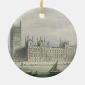 De Kamers van het Parlement (grafiet, pen & inkt & Keramisch Ornament (Achterkant)