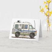 De Kampeerauto rv van Winnebago van Rialta Kaart (Gele Bloem)