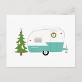 De Kampeerauto van Kerstmis Feestdagenkaart (Voorkant)