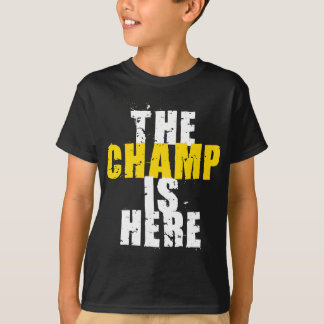 De kampioen is hier Motivatie Championship Trophy T-shirt