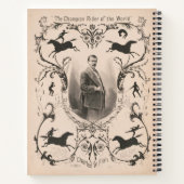De kampioen rijder van de wereld, Charles W. Fish. Notitieboek (Achterkant)