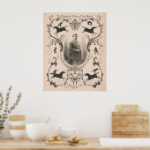 De kampioen rijder van de wereld, Charles W. Fish. Poster (Keuken)