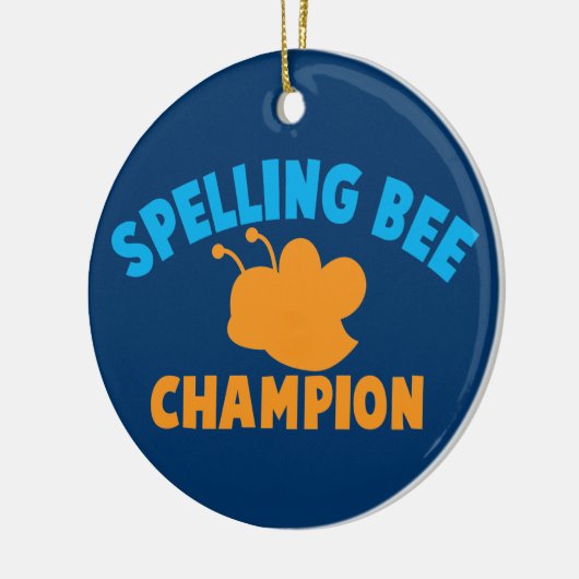 De Kampioen van de Bij van de spelling Keramisch Ornament (Links)