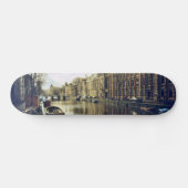 De Kanalen van Amsterdam in de stad Persoonlijk Skateboard (Horizontaal)