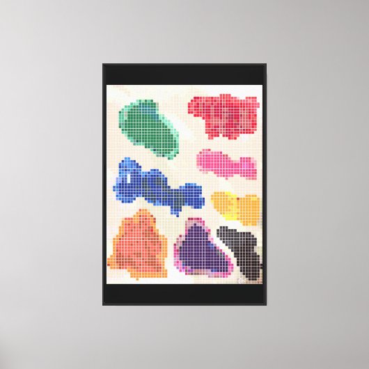 De Kandi Experience Pixel Canvas Afdruk (Voorkant)