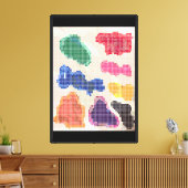 De Kandi Experience Pixel Canvas Afdruk (Insitu (Woonkamer))