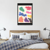 De Kandi Experience Pixel Canvas Afdruk (Insitu (Slaapkamer))