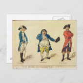 De kandidaten van de rivaliteit briefkaart (Voorkant / Achterkant)