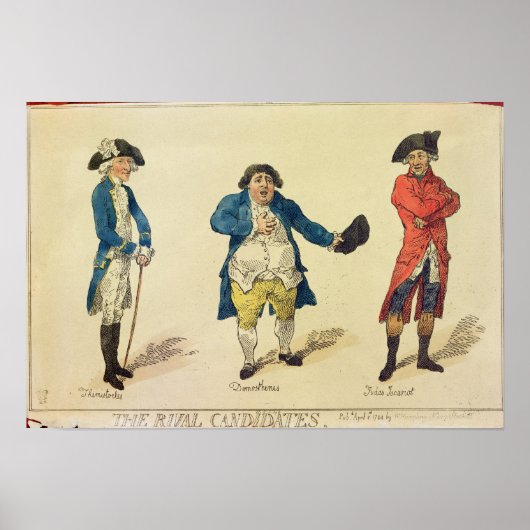 De kandidaten van de rivaliteit poster (Voorkant)