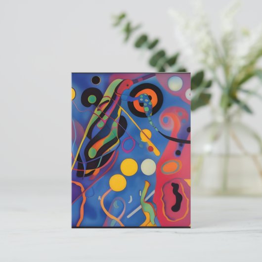 De Kandinsky Bug Briefkaart (Staand voorkant)