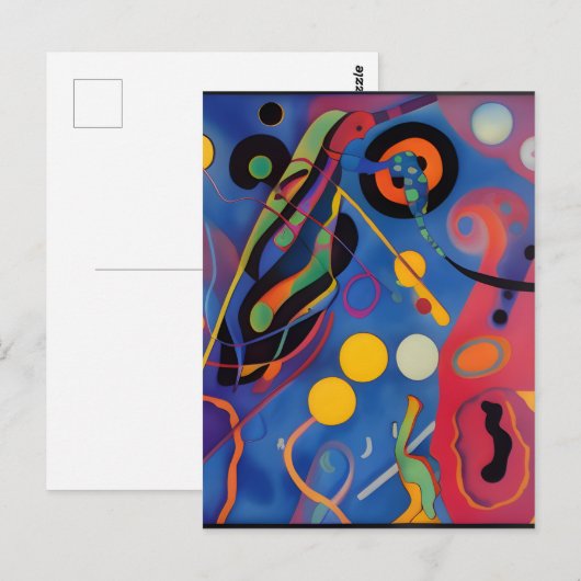 De Kandinsky Bug Briefkaart (Voorkant / Achterkant)