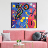 De Kandinsky Bug Canvas Afdruk (Insitu (Woonkamer))
