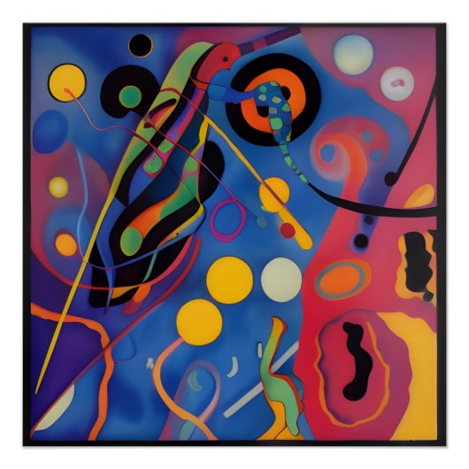 De Kandinsky Bug Perfect Poster (Voorkant)