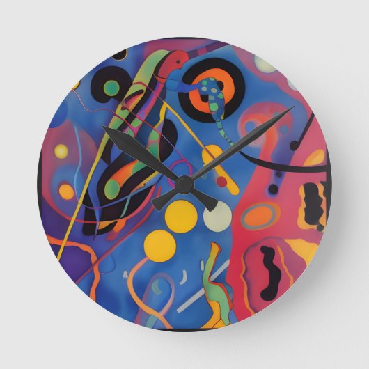 De Kandinsky Bug Ronde Klok (Voorkant)