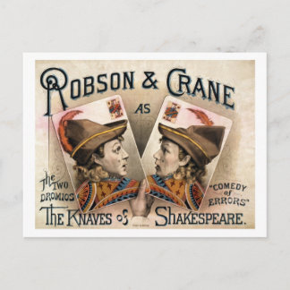 De kanen van Shakespeare Briefkaart