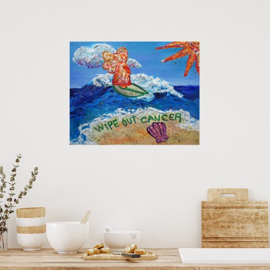 De kankerverwekkende gel verwijderen poster (Keuken)