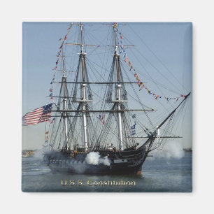 De Kanonnen van het Vuren van de Grondwet van USS Magneet