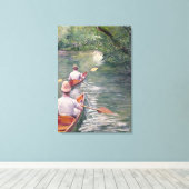 De kano's, 1878 canvas afdruk (Insitu (Houten vloer))