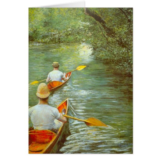 De Kano's, Perissoires door Gustave Caillebotte (Voorkant)
