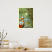 De Kano's, Perissoires door Gustave Caillebotte Poster (Keuken)