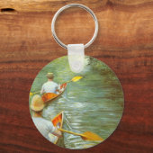 De kano's, perissoires door Gustave Caillebotte Sleutelhanger (Voorkant)