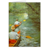 De kano's, Perissoires van Gustave Caillebotte (Voorkant)