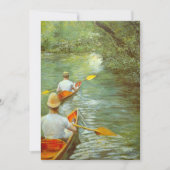 De kano's, Perissoires van Gustave Caillebotte (Voorkant)