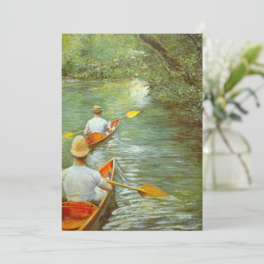 De kano's, Perissoires van Gustave Caillebotte (Staand voorkant)