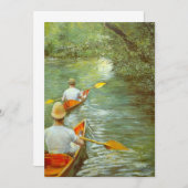 De kano's, Perissoires van Gustave Caillebotte (Voorkant / Achterkant)