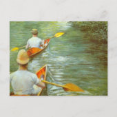 De kano's, Perissoires van Gustave Caillebotte Briefkaart (Voorkant)