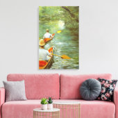 De kano's, Perissoires van Gustave Caillebotte Canvas Afdruk (Insitu (Woonkamer))