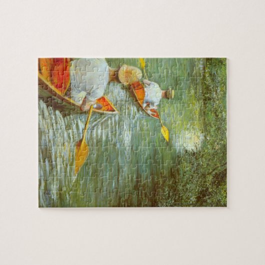 De kano's, Perissoires van Gustave Caillebotte Legpuzzel (Horizontaal)