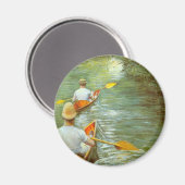 De kano's, Perissoires van Gustave Caillebotte Magneet (Voorkant / Achterkant)