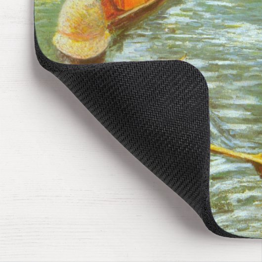 De kano's, Perissoires van Gustave Caillebotte Muismat (Hoek)