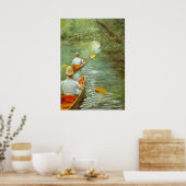 De kano's, Perissoires van Gustave Caillebotte Poster (Keuken)