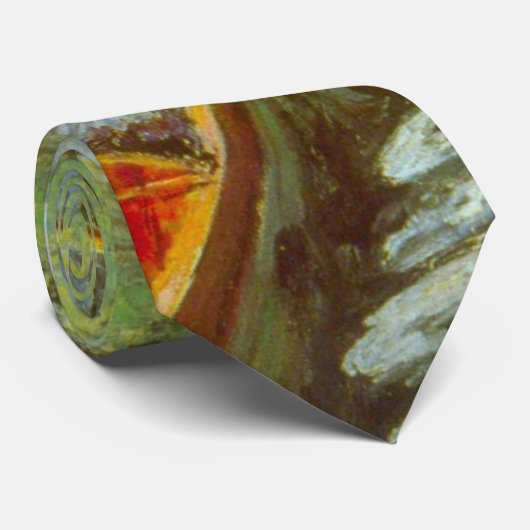 De kano's, Perissoires van Gustave Caillebotte Stropdas (Opgerold)