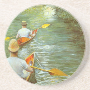 De Kano's, Perissoires van Gustave Caillebotte Zandsteen Onderzetter