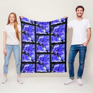 DE KANSELKLOKJE BLOEM FLUWELEN DEKEN