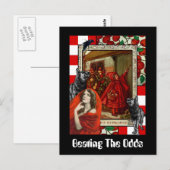 De kansen verslaan briefkaart (Voorkant / Achterkant)