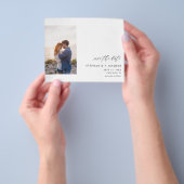 De Kant van de begroting V de Moderne Foto sparen  Flyer (Hand)